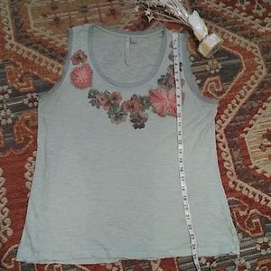 LAUREN CONRAD WOMAN TOP BLUE  SZE LARGE